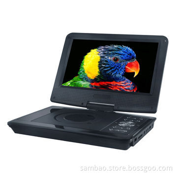 Portable DVD Player with USB/SD Slots and Analog TV/FM/Games/270° SwivelNew